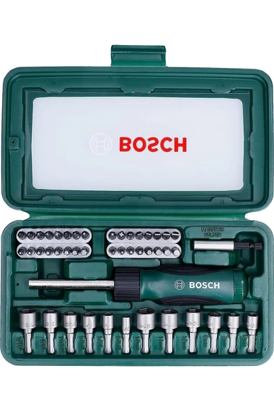 Bosch 2607019504 46 Parça Cırcırlı Tornavida Seti - Resim 3