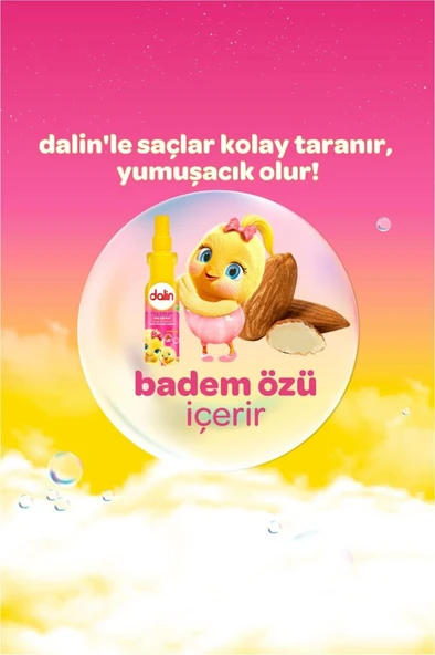 Dalin Kolay Tarama Spreyi 200 ml - Badem Özü ve Panthenol - Resim 2