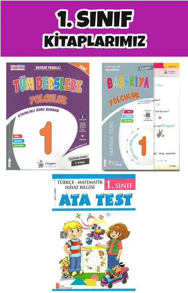Üçgen 1.Sınıf 2.Dönem Tüm Derslere Yolculuk-Başarıya Yolculuk-Ata Test ürün görseli 1