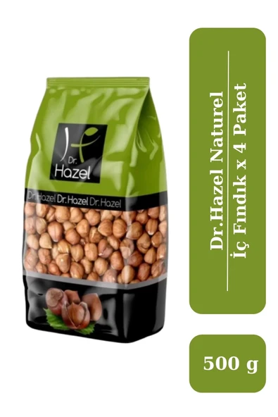 Drhazel Naturel Çiğ İç Fındık 500 g x 4 Paket ürün görseli 1