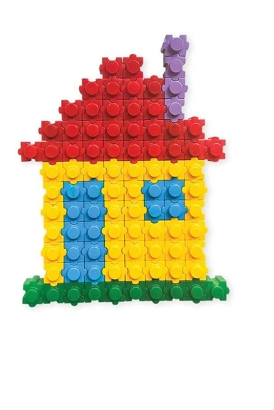 Puzzle Funny Blocks 40 Parça Yapı Blokları Lego - Resim 4