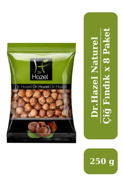 Drhazel Naturel Çiğ Fındık 250 g x 8 Paket ürün görseli 1
