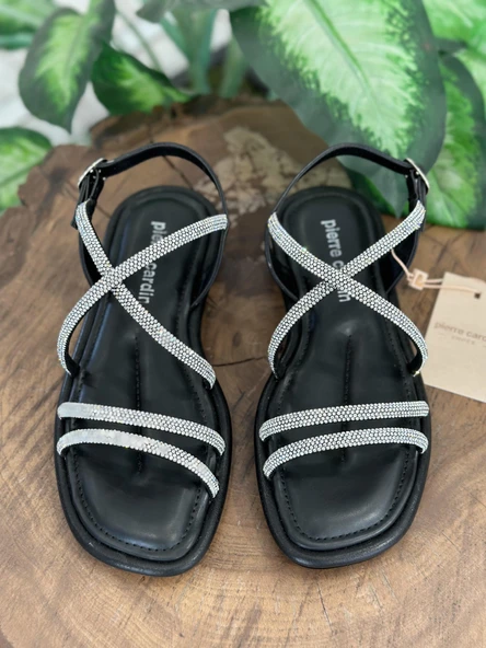 Pierre Cardin Taşlı Şık Sandalet PC5103 - Resim 3