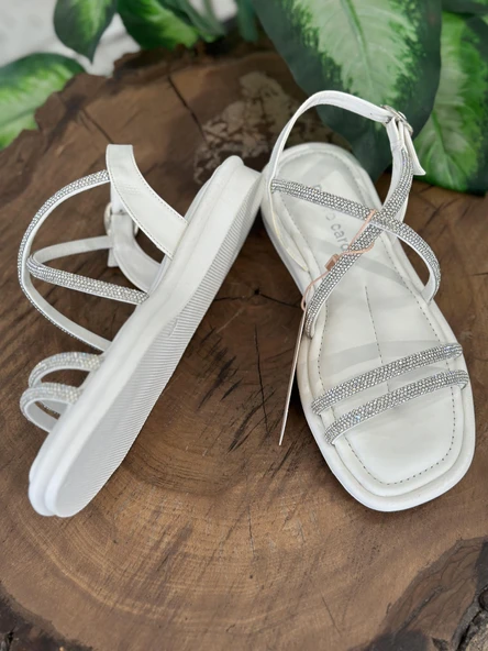 Pierre Cardin Taşlı Şık Sandalet PC5103 - Resim 9