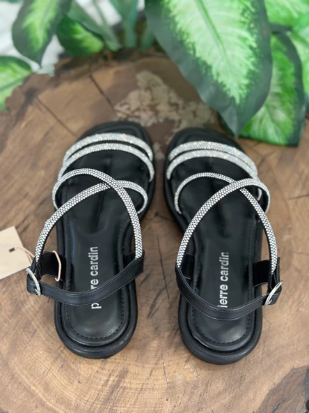 Pierre Cardin Taşlı Şık Sandalet PC5103 - Resim 7