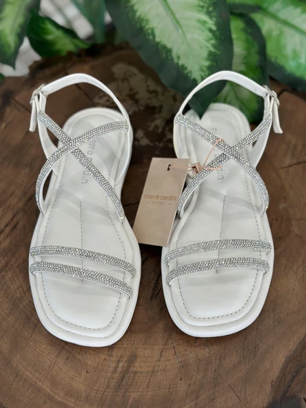 Pierre Cardin Taşlı Şık Sandalet PC5103 - Resim 6