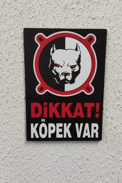 Dikkat Köpek Var Uyarı Levhası ürün görseli 1