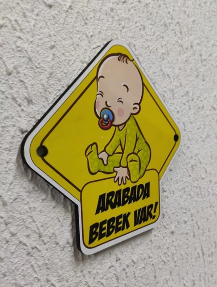 Arabada Bebek Var (Yapıştırma Dahildir) - Resim 2
