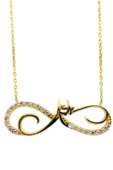 Cigold 14 Ayar Altın Taşlı Kolye OA-40K1KLY0226028920 ürün görseli 1