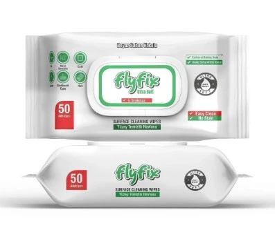 Flyfix Easy Clean Beyaz Sabun Katkılı Yüzey Temizlik Havlusu 50 Yaprak ürün görseli 1