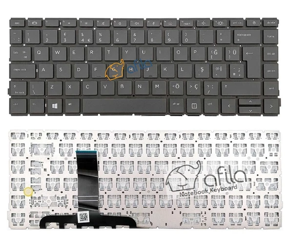 HP ProBook 440 G8 (2X7U5EA05) Notebook Klavyesi (Siyah TR) - Resim 2
