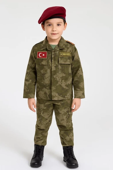 Sword Çocuk Asker Kıyafeti Single - Resim 8