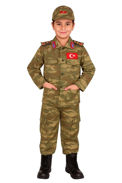 Sword Çocuk Asker Kıyafeti Single ürün görseli 1