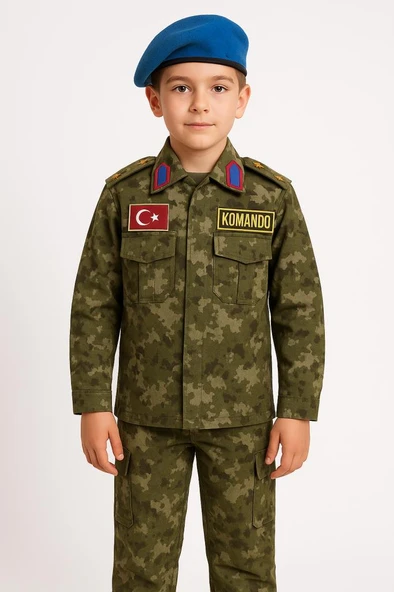 Sword Çocuk Asker Kıyafeti Single - Resim 9