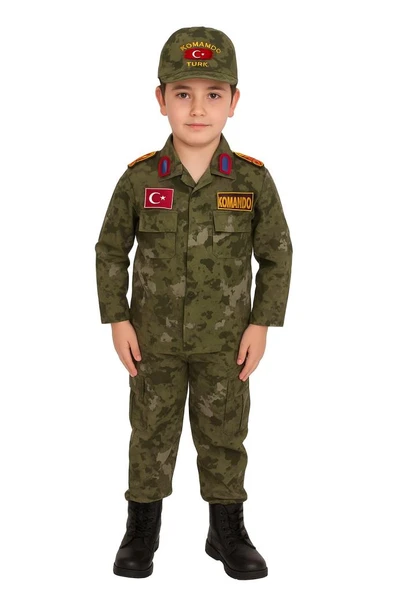 Sword Çocuk Asker Kıyafeti Single - Resim 7