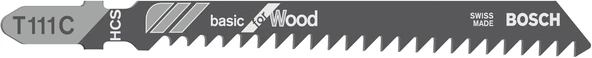 Bosch Professional 5 X Stichsägeblatt T 111 C Basic For Wood (Für Weiches Holz, Gerader Schnitt, Zubehör Stichsäge) ürün görseli 1