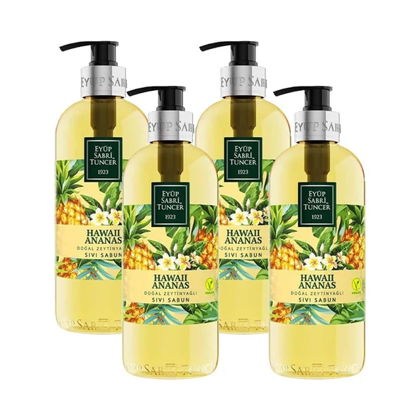 Eyüp Sabri Tuncer Sıvı Sabun Hawaii Ananas 500 ML x 4 ürün görseli 1