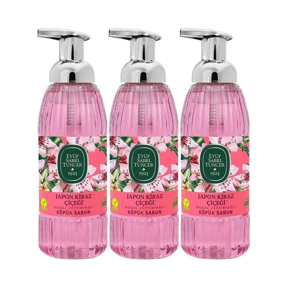 Eyüp Sabri Tuncer Japon Kiraz Çiçeği Köpük Sabun 500 ML x 3 ürün görseli 1