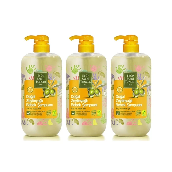 Eyüp Sabri Tuncer Bebek Şampuanı 600 ml x 3 ürün görseli 1