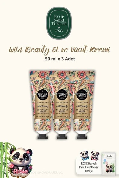 Eyüp Sabri Tuncer Perfume Jewels Wild Beauty El Kremi 50ML rosie-dvc-000051-36127 ürün görseli 1