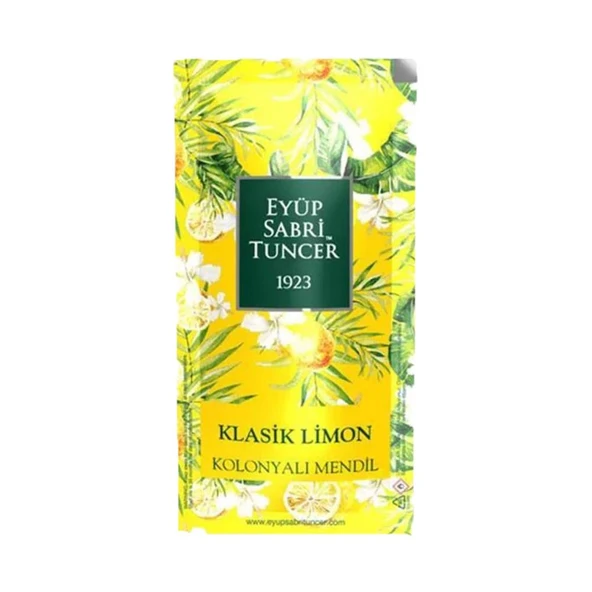 Eyüp Sabri Tuncer Kolonyalı Mendil Klasik Limon 150 Adet ürün görseli 1
