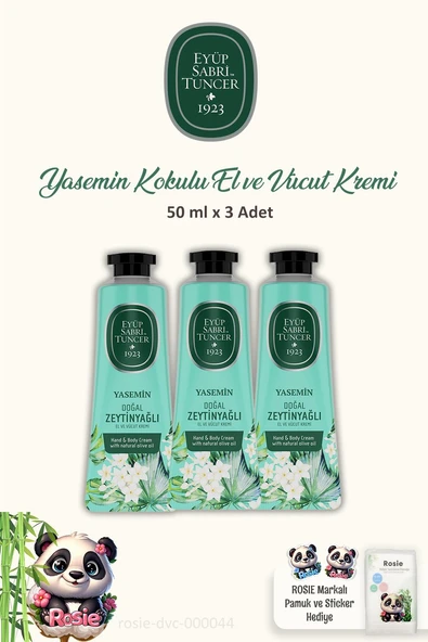 Eyüp Sabri Tuncer El ve Vücut Kremi Yasemin 50 ml rosie-dvc-000044-36111 ürün görseli 1