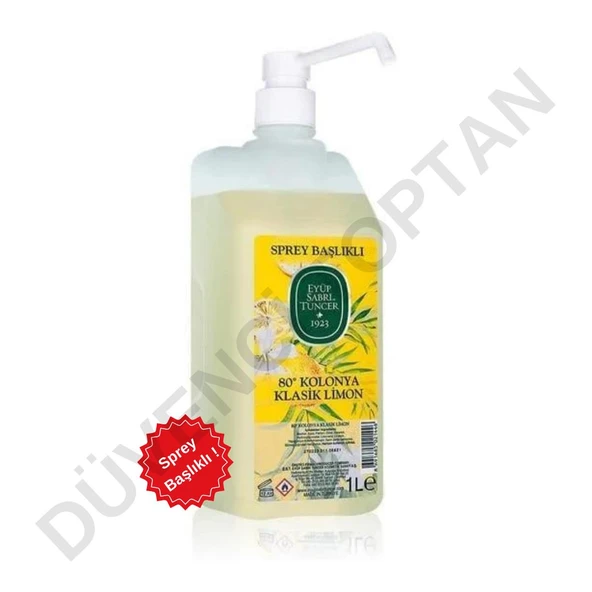 Eyüp Sabri Tuncer Klasik Limon Kolonyası Sprey Başlıklı 1 lt kln-est-0000007-1344 ürün görseli 1