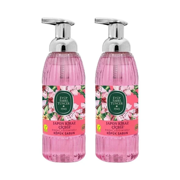 Eyüp Sabri Tuncer Zeytinyağlı Japon Kiraz Çiçeği Köpük Sabun 500 ML x 2 ürün görseli 1