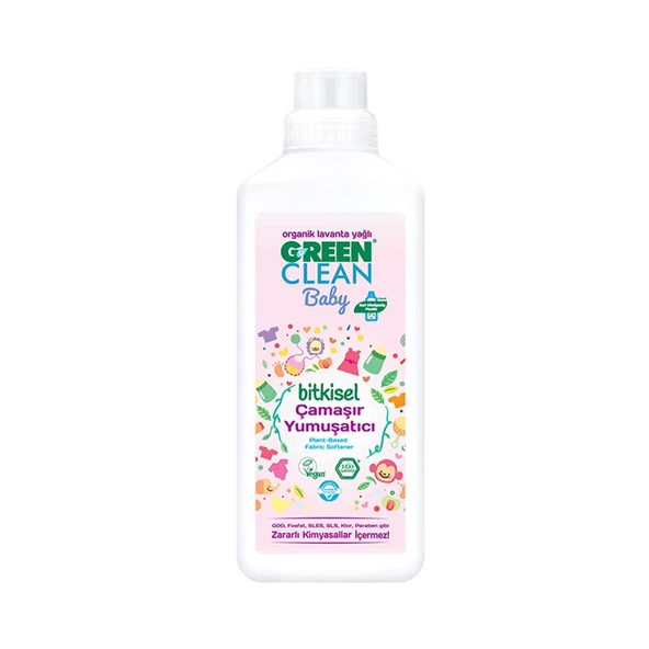 Green Clean Baby Bitkisel Çamaşır Yumuşatıcı Lavanta Yağlı 1000 ml ürün görseli 1