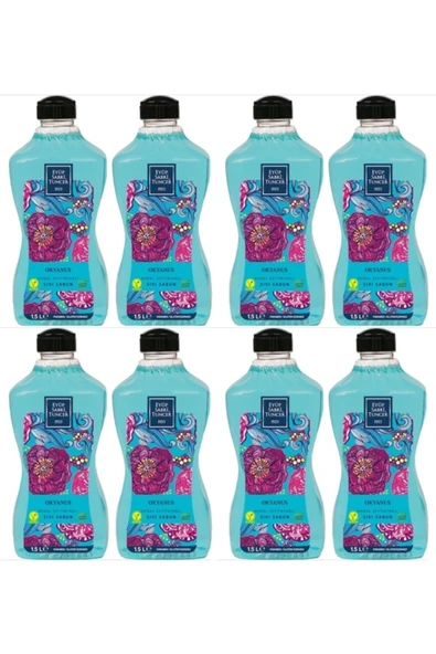 Eyüp Sabri Tuncer Doğal Zeytinyağlı Sıvı Sabun Okyanus 1500 ML 8 Adet ürün görseli 1