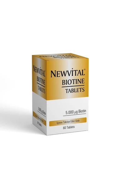 Newvital Biotin 60 Tablet ürün görseli 1