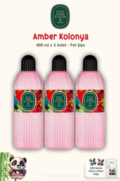 Eyüp Sabri Tuncer Amber Kolonyası Pet Şişe 400 ml rosie-dvc-000226-36569 ürün görseli 1