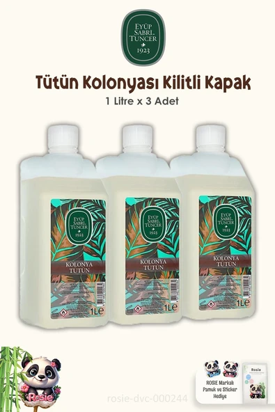Eyüp Sabri Tuncer Tütün Kolonyası Yedek Şişe 1 Litre rosie-dvc-000244-36607 ürün görseli 1