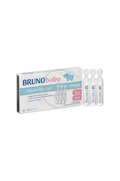 Bruno Baby Serum Fizyolojik 5ml x 10 Flakon ürün görseli 1