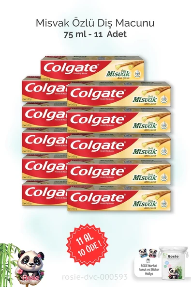 11 AL 10 ÖDE Colgate Misvak Özlü Diş Macunu 75 ml ve ROSIE ürün görseli 1