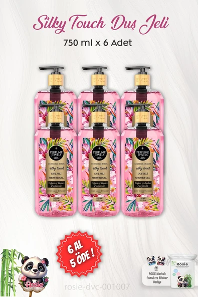 6 AL 5 ÖDE Eyüp Sabri Tuncer Silky Touch Duş Jeli 750 ml ve ROSIE ürün görseli 1