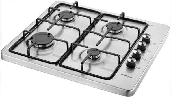 EMİNÇELİK EC-SÜ 3140 X60 NG (31120) İNOX SETÜSTÜ DOĞALGAZLI OCAK ürün görseli 1