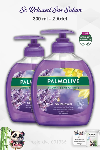 2'li Set Palmolive Aroma Sensations So Relaxed Sıvı Sabun 300 ml ve ROSIE ürün görseli 1