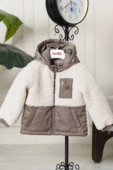 Peluş Bebek Çocuk Mevsimlik Mont 51309 ürün görseli 1