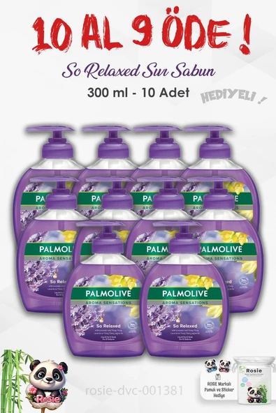 Palmolive 10 AL 9 ÖDE Aroma Sensations So Relaxed Sıvı Sabun 300 ml ve ROSIE ürün görseli 1