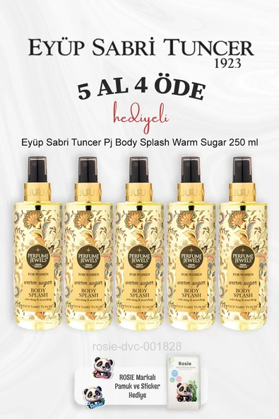 Eyüp Sabri Tuncer Pj Body Splash Warm Sugar 250 ml 5 Al 4 Öde ve Rosie Pamuk ürün görseli 1