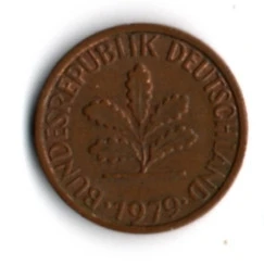 Almanya 1 Pfennig 1979-F (mp1900) ürün görseli 1