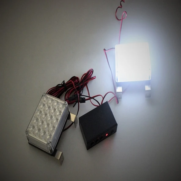 Space Flaşlı İkaz Lambası 40 Led (Beyaz) / LAPA16-1 ürün görseli 1