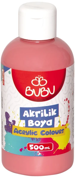 BU-BU AKRİLİK BOYA 500 GR. PEMBE ürün görseli 1