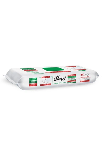 Sleepy Beyaz Sabun Katkılı 50'li 4 X Large Mopa Uyumlu Temizlik Havlusu ürün görseli 1