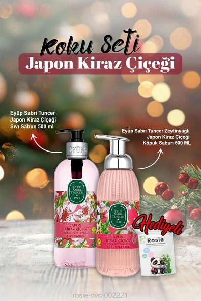 Eyüp Sabri Sıvı ve Köpük Sabun 500 ml Japon Kiraz Çiçeği ve Rosie Pamuk ürün görseli 1
