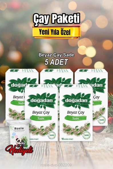 Beyaz Çay Sade 28 g X 5 ve Rosıe Pamuk ürün görseli 1