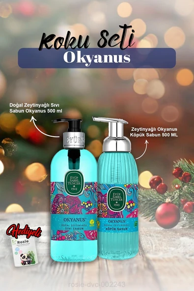Okyanus Köpük ve Sıvı Sabun 500ml ve Rosie Pamuk ürün görseli 1