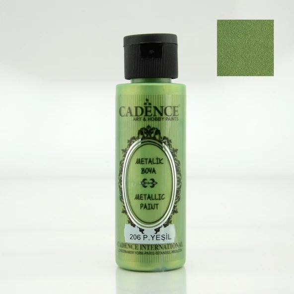 206 Pastel Yeşili 70ML Metalik Boya ürün görseli 1
