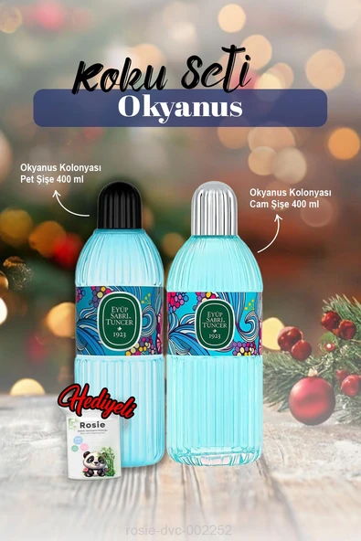 2'li Okyanus Kolonya 400ml ve Rosie Pamuk ürün görseli 1